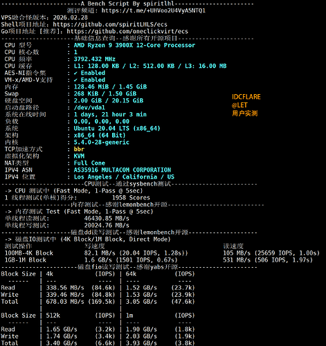 1.基础信息+CPU+磁盘性能
