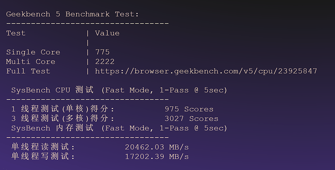 Geekbench 5 Benchmark Test